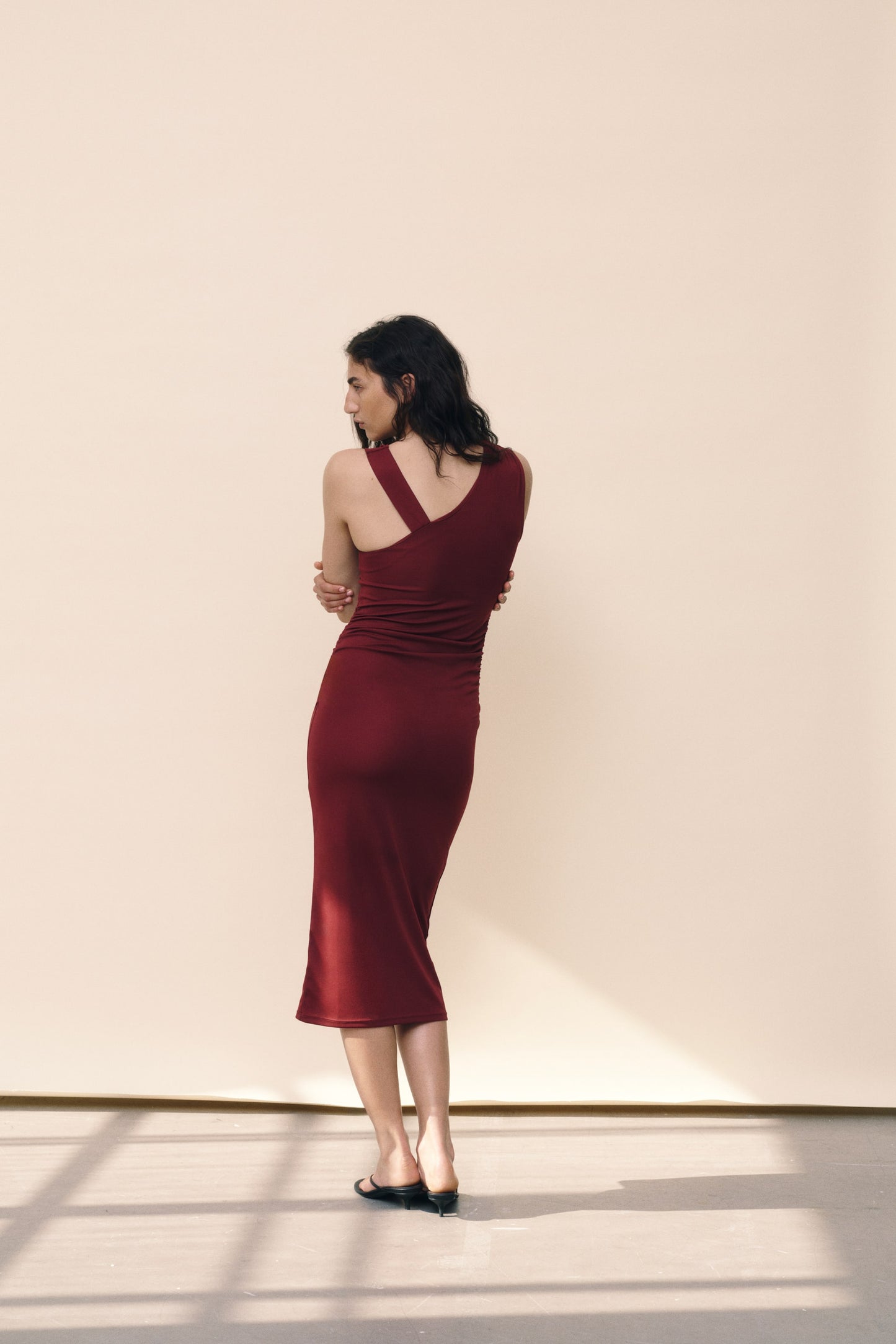 Robe À Effet Drapé